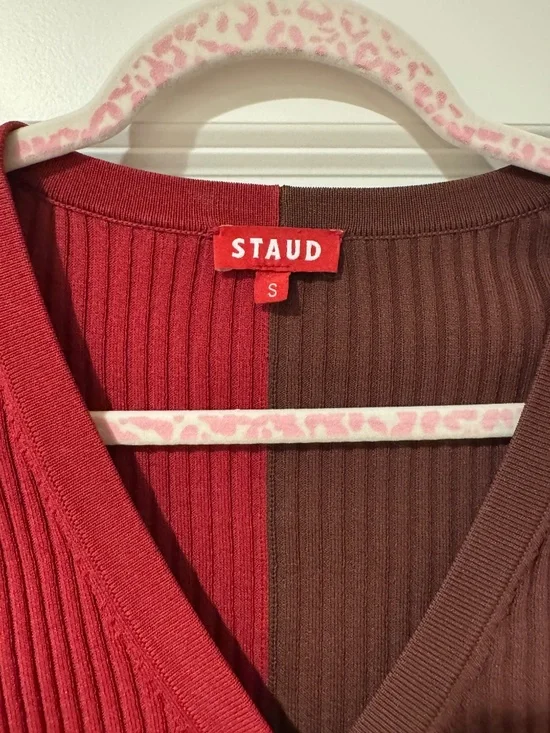 Staud two tone cardigan - Picture 3 of 3